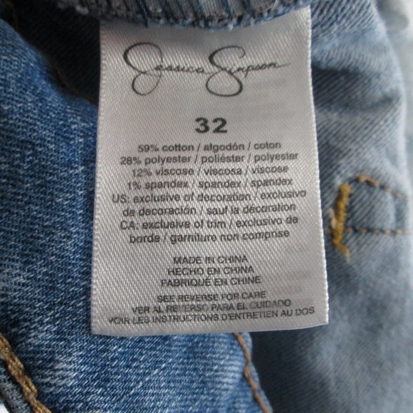 Jessica Simpson Womens Blue Jeans Size 32 Pre-owned Fair Condition See I… - Picture 8 of 11